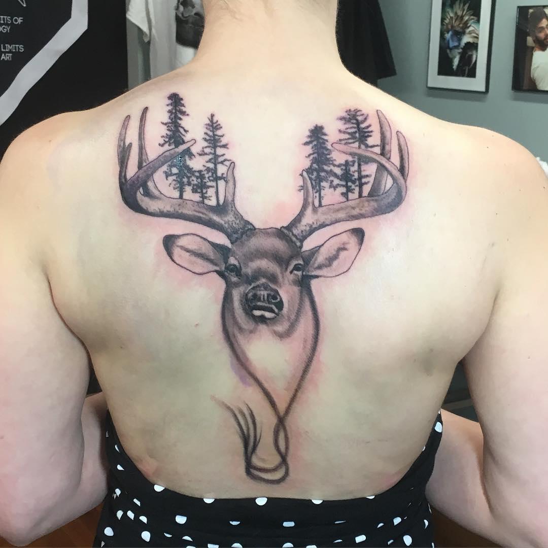 Deer Tattoos for Females.