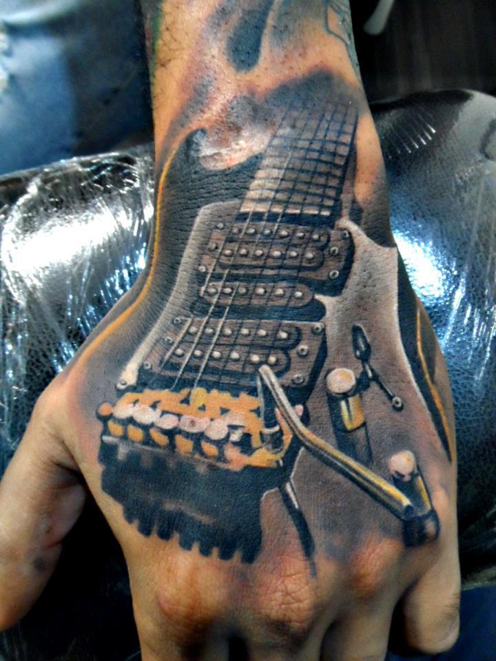 Guitar Tattoos Designs, Ideas and Meaning | Tattoos For You