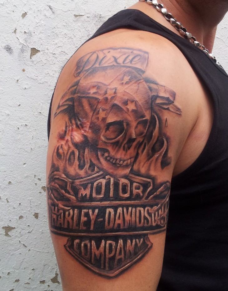 Harley Davidson Tattoos Designs, Ideas and Meaning Tattoos For You