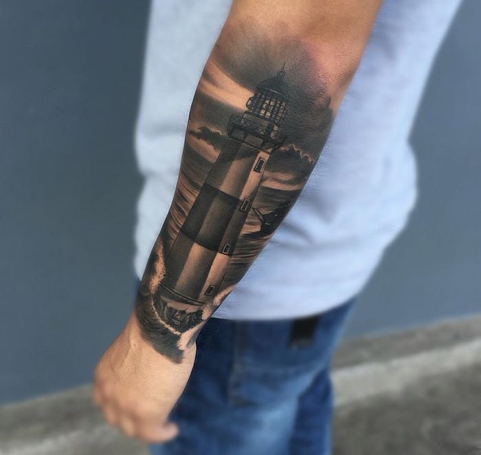 Lighthouse Tattoos Designs Ideas and Meaning Tattoos For You