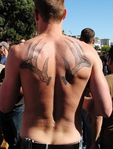 Antler Tattoo on Back