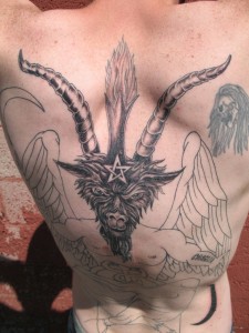 Baphomet Tattoo Back