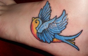 Bluebird Tattoo Pictures