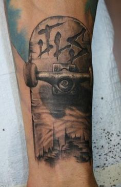 skateboard tattoos designs, ideas and meaning tattoos