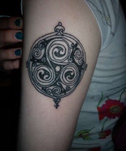 Celtic Spiral Tattoo Design