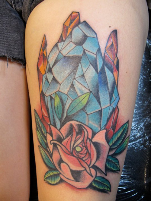Crystal Tattoos Designs, Ideas and Meaning | Tattoos For You