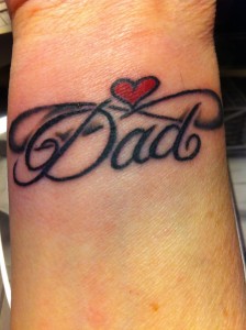 Daddy Tattoos on Wrist
