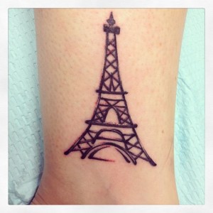 Eiffel Tower Tattoo