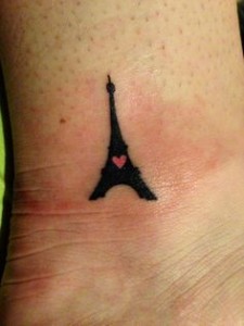 Eiffel Tower Tattoo Designs