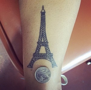 Eiffel Tower Tattoo Pictures