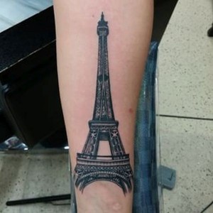 Eiffel Tower Tattoos Pictures