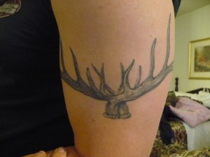 Elk Antler Tattoo