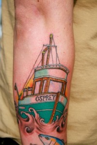 Fishing Boat Tattoos