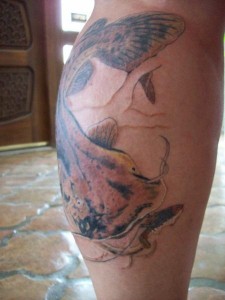 Flathead Catfish Tattoo