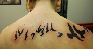 Flying Bird Tattoos