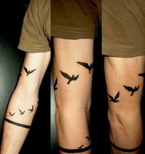 Flying Bird Tattoos Pictures