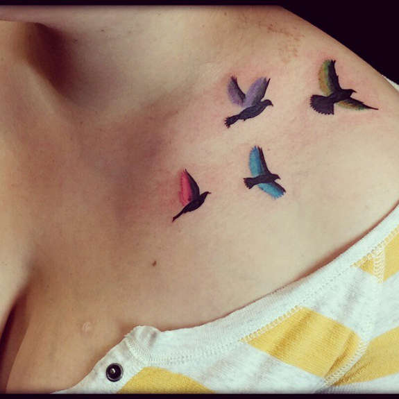 Flying Bird Tattoos Designs, Ideas and Meaning - Tattoos For You