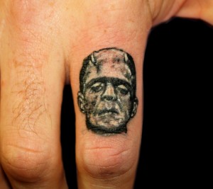 Frankenstein Hand Tattoos