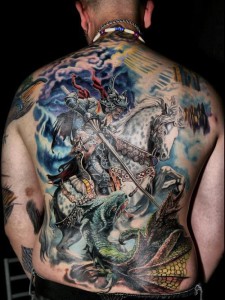 Full Back Piece Tattoo