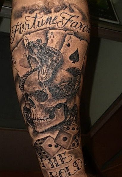 tattoos gambling designs meaning