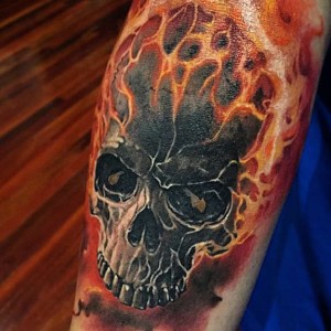 Ghost Flame Tattoos