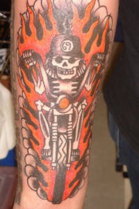 Ghost Flames Tattoos