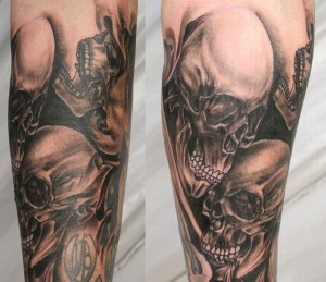 Ghost Skull Tattoos
