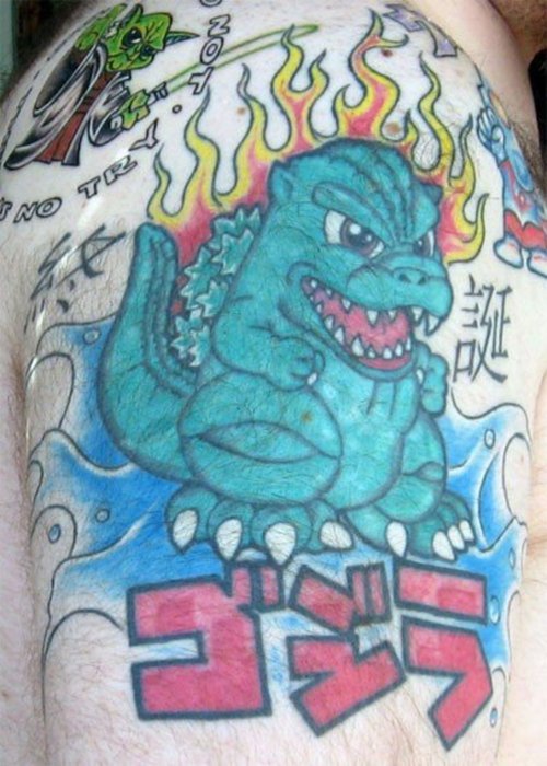 Godzilla Tattoo Ideas.