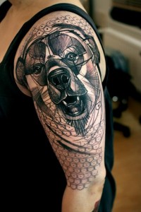 Grizzly Bear Tattoo Sleeve