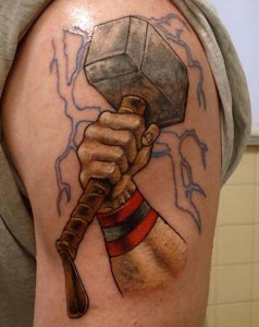 Hammer of Thor Tattoo Designs