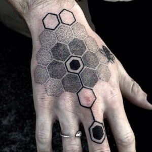 Honeycomb Tattoo