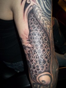 Honeycomb Tattoo Designs