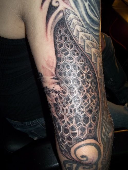 Honeycomb Tattoos Designs, Ideas and Meaning - Tattoos For You