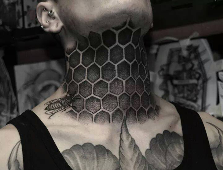 Honeycomb Tattoos Designs, Ideas and Meaning | Tattoos For You