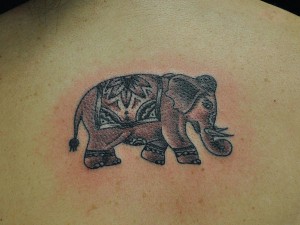 Indian Elephant Tattoo