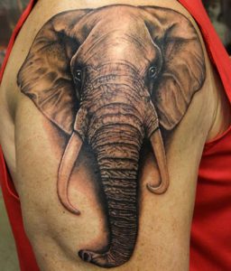Indian Elephant Tattoo Sleeve