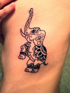 Indian Elephant Tattoos