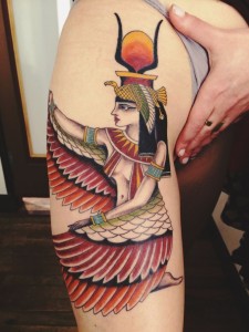 Isis Egyptian Goddess Tattoo