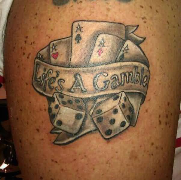 Gambling Tattoos Designs, Ideas and Meaning | Tattoos For You