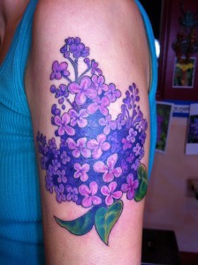 Lilac Flower Tattoo