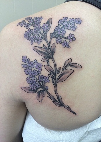 Lilac Tattoos Designs, Ideas and Meaning | Tattoos For You