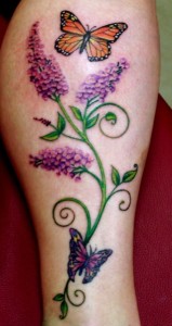 Lilac Tattoo Designs