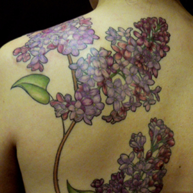 Lilac Tattoos Designs, Ideas and Meaning | Tattoos For You