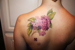 Lilac Tree Tattoo