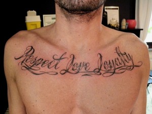 Respect Tattoos Designs, Ideas and Meaning - Tattoos For You