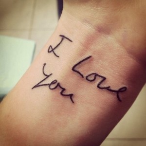 Love You Tattoo