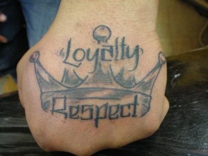 Loyalty and Respect Tattoos