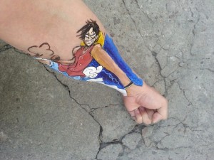 Luffy Arm Tattoo