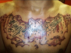 Money Power Respect Tattoo