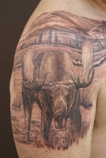 Moose Tattoos Designs, Ideas and Meaning | Tattoos For You